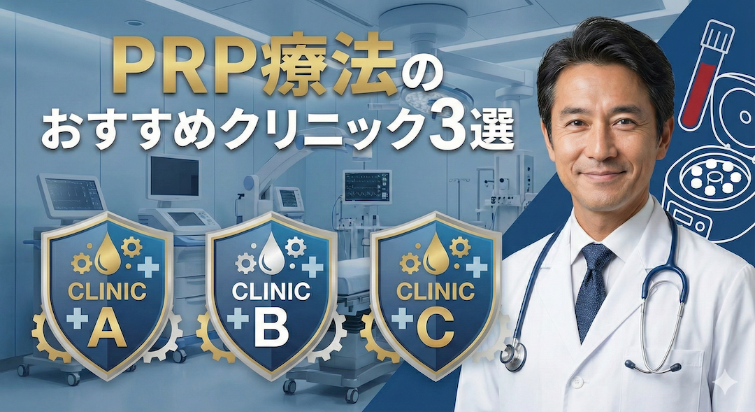 PRP療法のクリニック3選